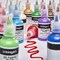 KINGART® Permanent 3-D Fabric Paint, Set of 30 Colors, 30ml Bottles, Washer & Dryer Safe, Textile Paint for Clothes, T-Shirts, Jeans, Bags, Shoes, Art and Craft Supplies for DIY Projects